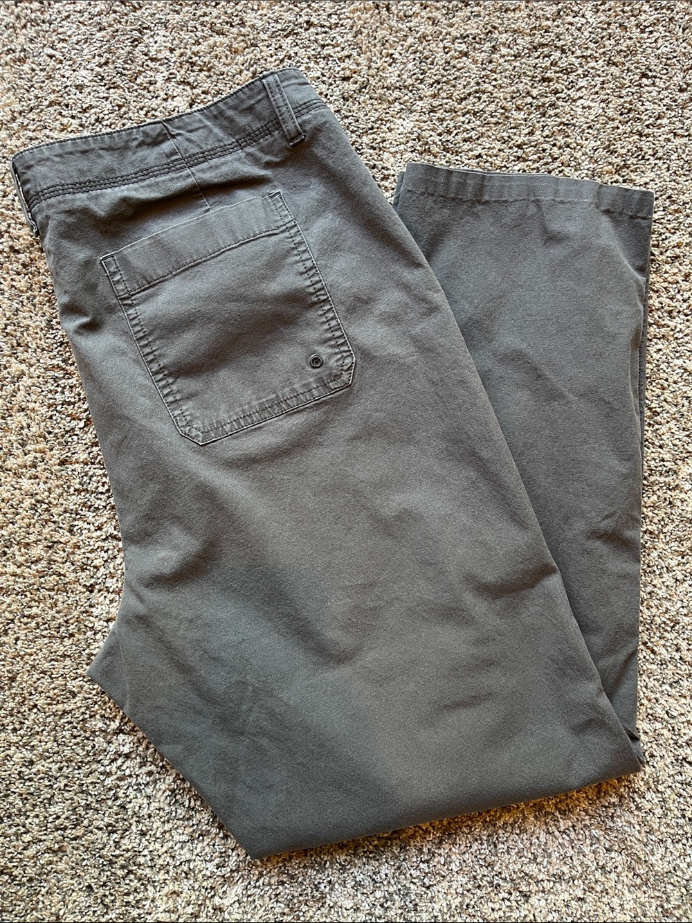 L.L.Bean Favorite Fit Straight Leg Pants Gray Mid Rise Casual Outdoor Women’s 18
